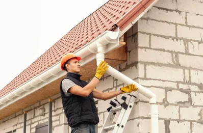 Pose et remplacement de gouttières à Saint-Léger-de-Linières